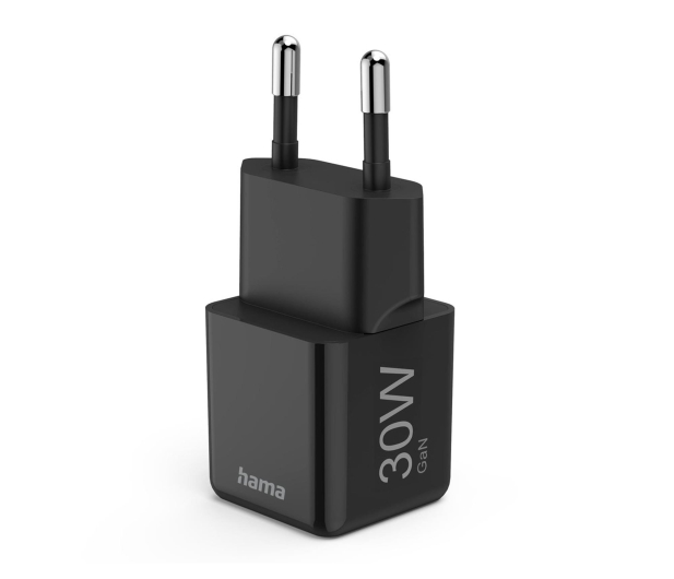 Hama ŁADOWARKA SIECIOWA GAN PD/QC SUPERMINI 30W PD/QC CZARNA - 1318736 - zdjęcie 3
